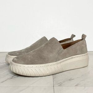 Sofft Gray Suede Slip On Sneaker 7M